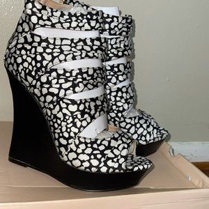 Polka Dot Platform Sandal